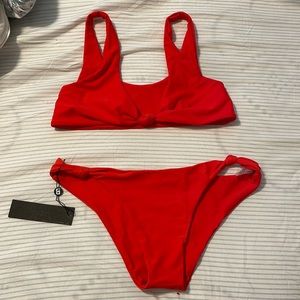 NWT Blackbough Red Bikini, Size Medium